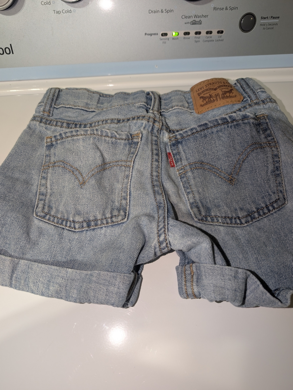 Levi's Light Blue Denim Girl 's Jeans Shorts
